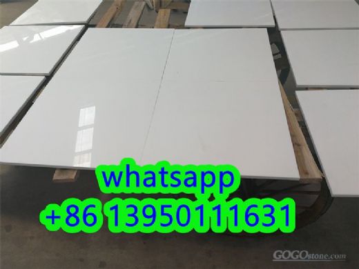Crystallized Glass White Tile Glassos