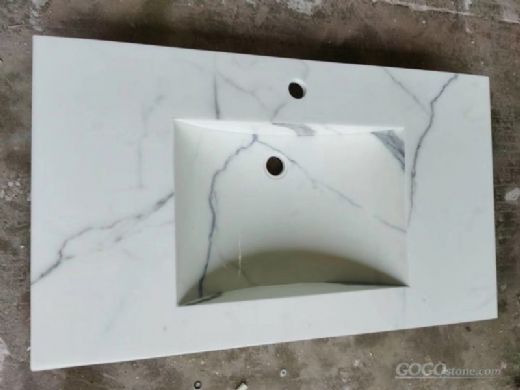 NANO CRYSTALLIZED GLASS VANITYTOP SINK