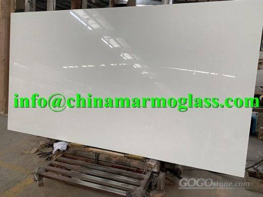 factory nanoglass white Crystallized Glass Stone super nano slab