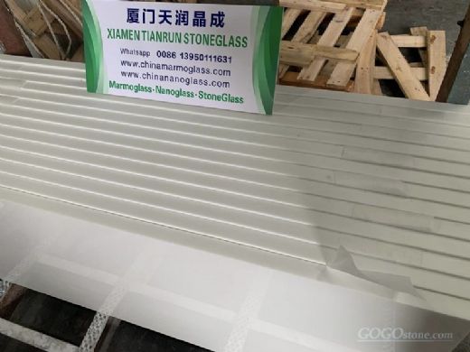 Crystallized Glass Stone Slabs 180x60x3cm