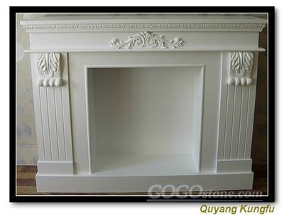 White Marble Fireplace Surrounds
