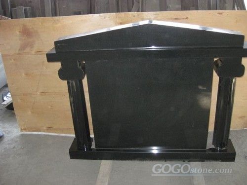 Traditional design granite monument
