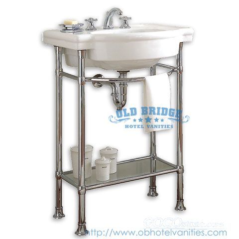 corner vanity cabinet with metal legs