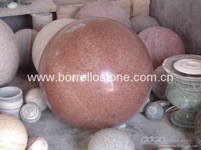 stone ball, marble ball, granite ball