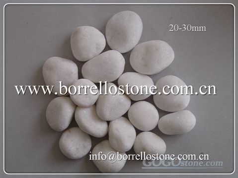 white pebble stone