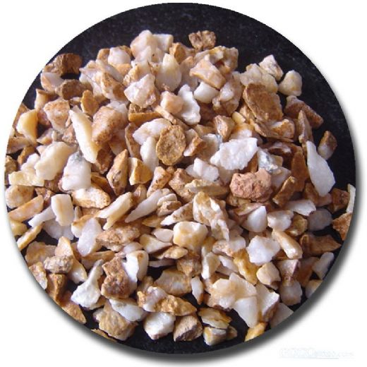 beige color aggregate stone chips