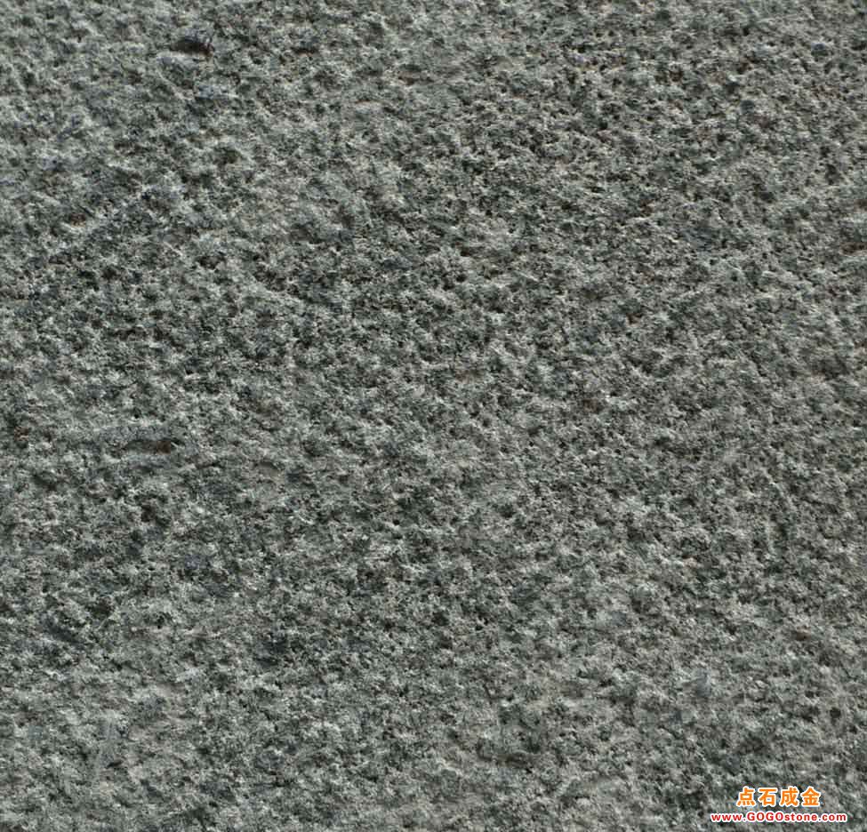 Micro holes basalt bushhammered