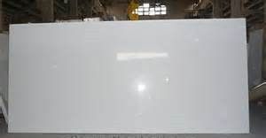 Pure white quartz stone slabs