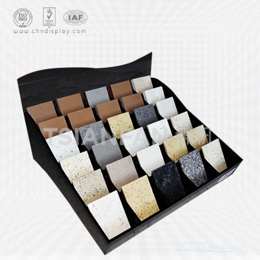 Acrylic quartz stone countertops display rack-SRT2023