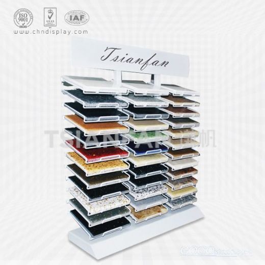 Quartz stone countertops sample wire display rack-SRT2016