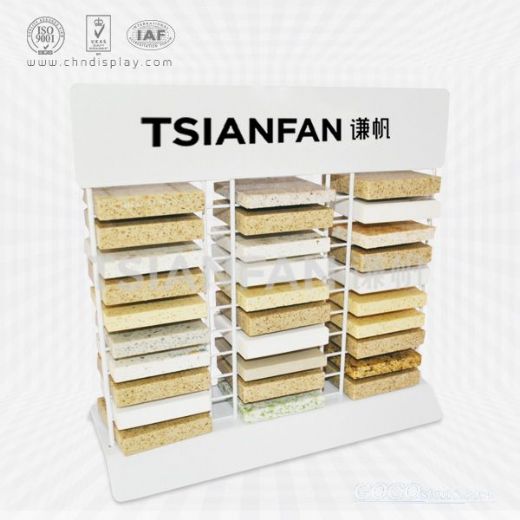 Desktop Iron Wire Stand For Artificial Stone,Three Columns-SRT2010