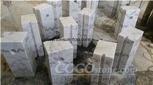 China white marble packing curbs