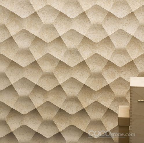 cheap 3d cnc stone wall covering tile panels