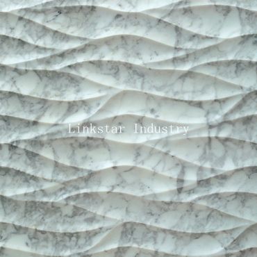 3d marble interior wall panel