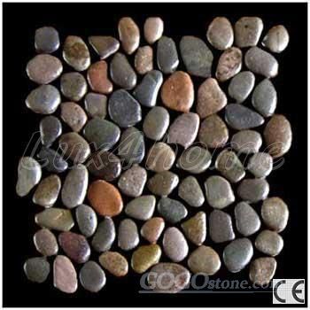 Mosaic Pebbles – Borders Bali Black Grey (Tiles)