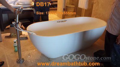 Quartz composite bathtub