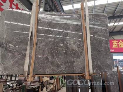 Chinese Arabescato Grey Marble Slabs interior decoration Floor Tiles