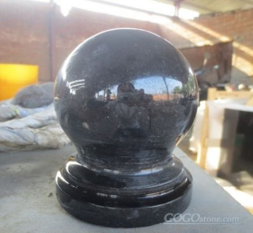 China Black Granite Parking Stone