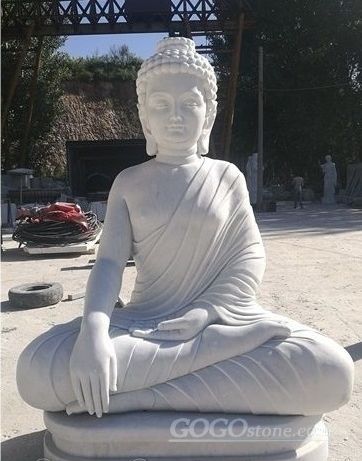 Buddha Priest God Human Statue Sculpture China Marble