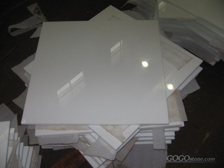 white artificial stone