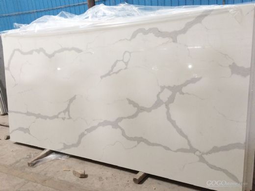 Calacatta white Quartz Counter Tops