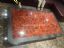 Semiprecious Stone Red Agate Inlayed Tabletops
