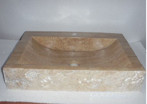 stone sink,travertine sink