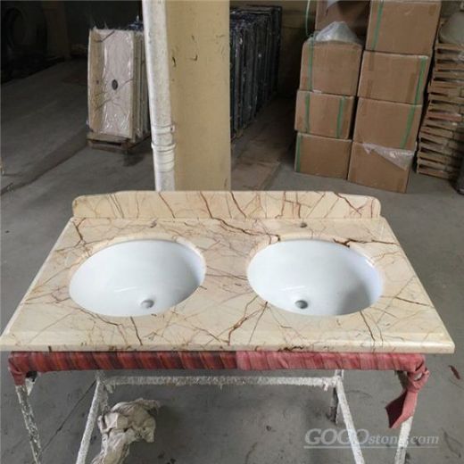 Solid surface marble tops