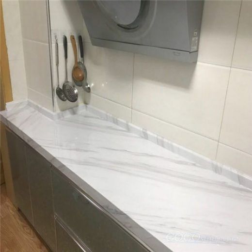 white marble tops, stone countertops