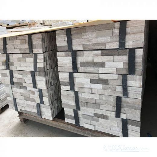 wood grey marble mosaic tile