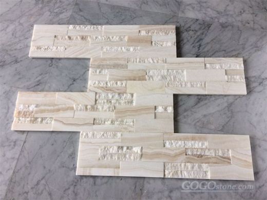 Onyx exterior wall tile beige marble