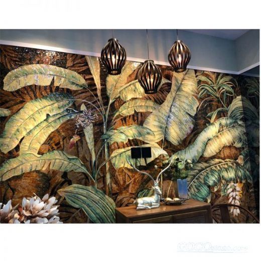 Mosaic mural for wall tile story wall