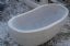white stone bath tub
