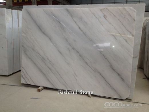 China white carrara marble big slab