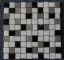 black and white marble mosaic pattern
