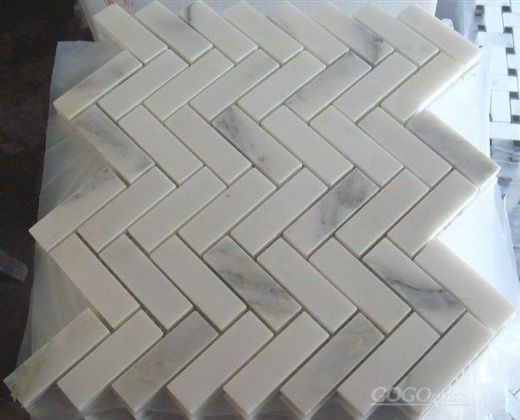 Oriental White marble Mosaic Sheet