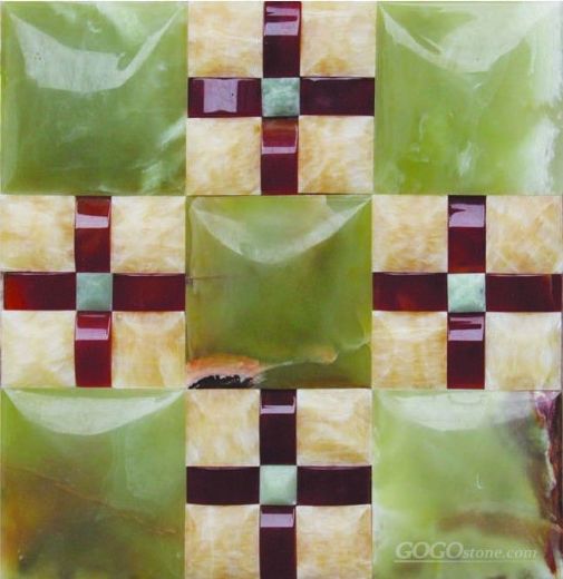 China onyx marble mosaic