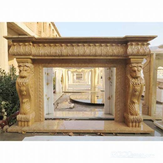 Interior Marble Fireplace Surround Decoration