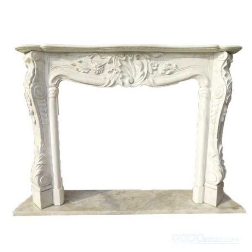 Marble fireplace for home decoration