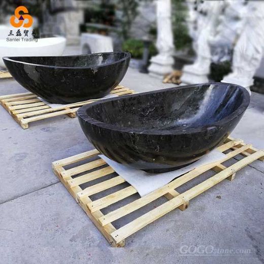 Marble hand carved polish bath bathtub