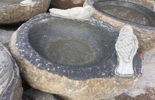 birdbath garden stone decoration