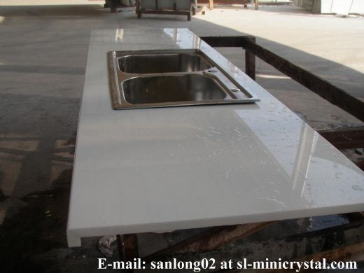Crystallized Glass Vanity tops