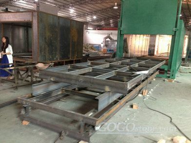 Granite electrolytic furnace