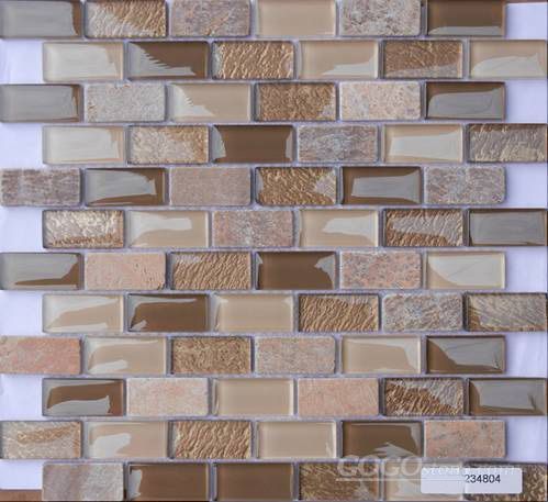 Glass Stone Mosaic Tile (SF234804)