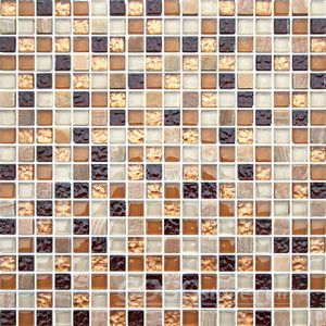 Crystal Mix Stone Mosaic Tile (SF15021)
