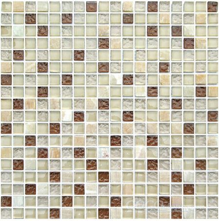 Crystal Mix Stone Mosaic Tile (SF15016)