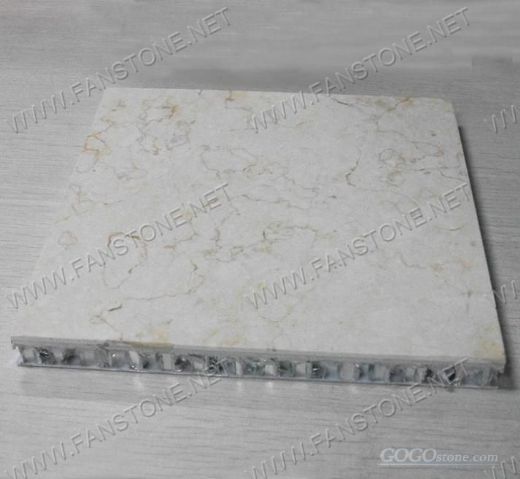 Aluminum honeycomb composite marble