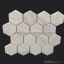 Hexagon Star White Marble Mosaic Tile