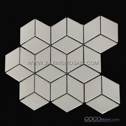 Light Grey Cubic Porcelain Tile