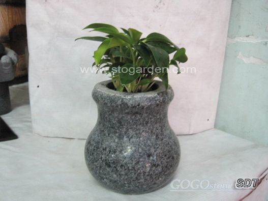 stone flower pot